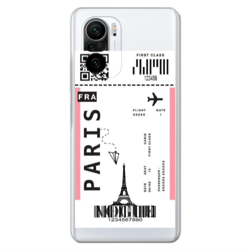 Xiaomi Poco F3 Paris FRA Transparent Silicone TPU Θήκη