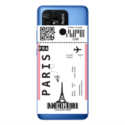 Xiaomi Poco C40 Paris FRA Transparent Silicone TPU Θήκη