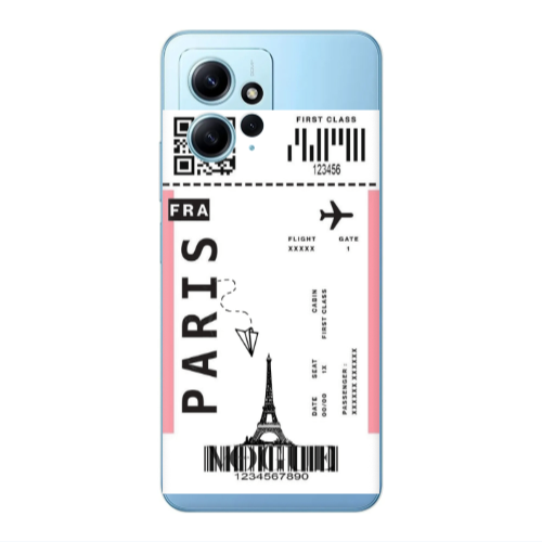Xiaomi Redmi Note 12 4G Paris FRA Transparent Silicone TPU Θήκη