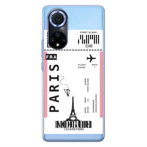 Huawei Nova 9 Paris FRA Transparent Silicone TPU Θήκη