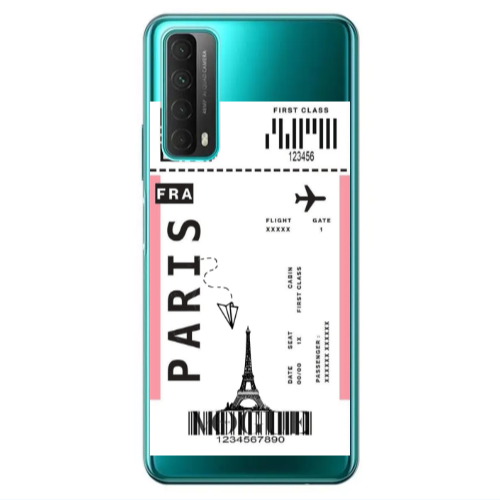 Huawei P Smart 2021 Paris FRA Transparent Silicone TPU Θήκη