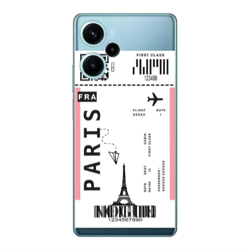 Xiaomi Poco F5 Paris FRA Transparent Silicone TPU Θήκη