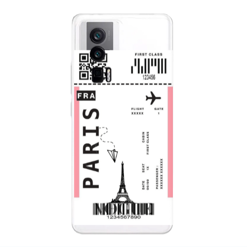 Xiaomi Poco F5 Pro Paris FRA Transparent Silicone TPU Θήκη