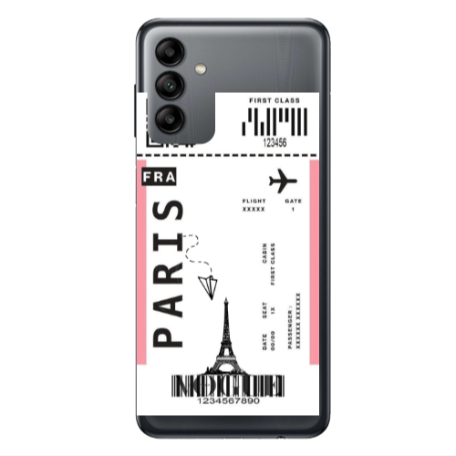 Samsung A13 5G Paris FRA Transparent Silicone TPU Θήκη