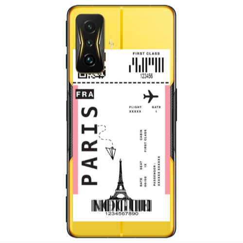 Xiaomi Poco F4 Gt Paris FRA Transparent Silicone TPU Θήκη