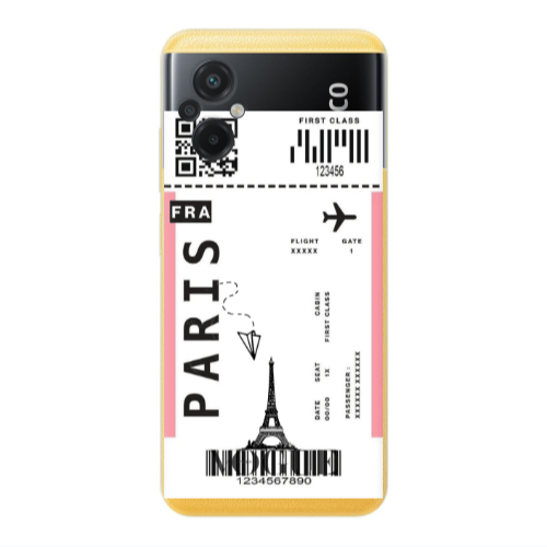 Xiaomi Poco M5 Paris FRA Transparent Silicone TPU Θήκη