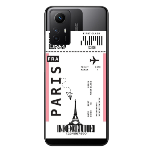Xiaomi Redmi Note 12s Paris FRA Transparent Silicone TPU Θήκη