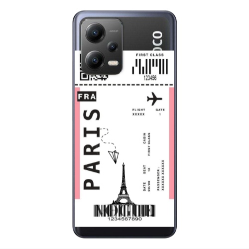 Xiaomi Poco X5 Paris FRA Transparent Silicone TPU Θήκη