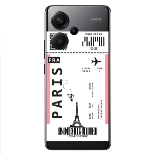 Xiaomi Redmi Note 13 Pro+ 5G  Paris FRA Transparent Silicone TPU Θήκη