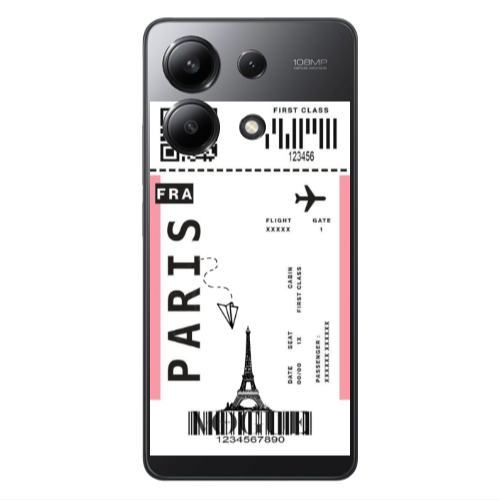 Xiaomi Redmi Note 13 4G Paris FRA Transparent Silicone TPU Θήκη