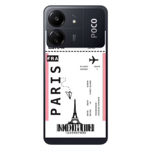 Xiaomi Poco C65 Paris FRA Transparent Silicone TPU Θήκη