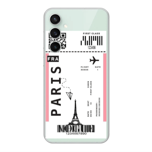 Samsung S24 Paris FRA Transparent Silicone TPU Θήκη