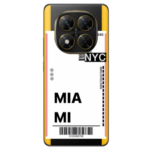 Xiaomi Poco X7 Miami NYC Transparent Silicone TPU Θήκη