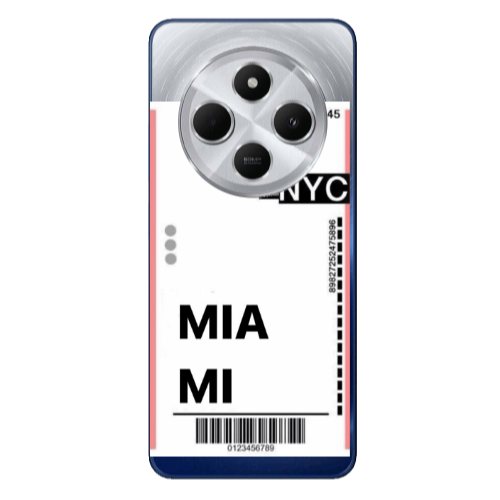 Xiaomi Redmi 14c Miami NYC Transparent Silicone TPU Θήκη