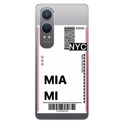 Oneplus Nord Ce 4 lite Miami NYC Transparent Silicone TPU Θήκη