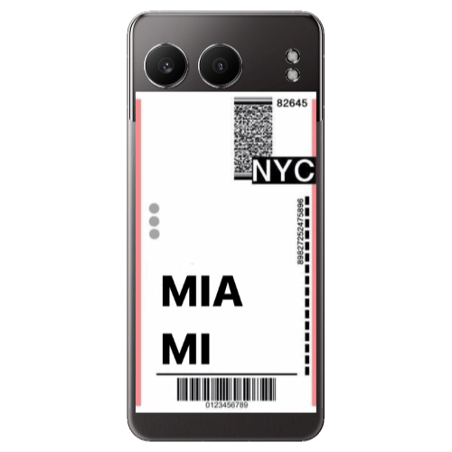 Oneplus Nord 4 Miami NYC Transparent Silicone TPU Θήκη