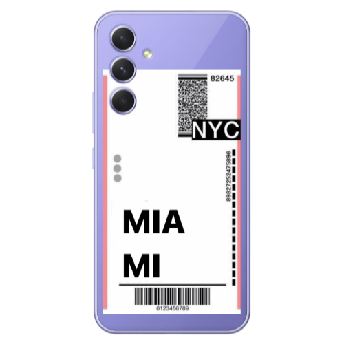 Samsung A56 Miami NYC Transparent Silicone TPU Θήκη