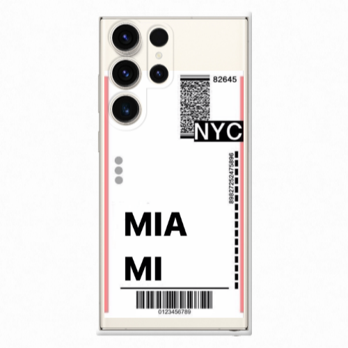 Samsung S25 Ultra Miami NYC Transparent Silicone TPU Θήκη