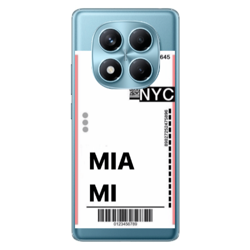 Xiaomi Redmi Note 14 Pro Miami NYC Transparent Silicone TPU Θήκη