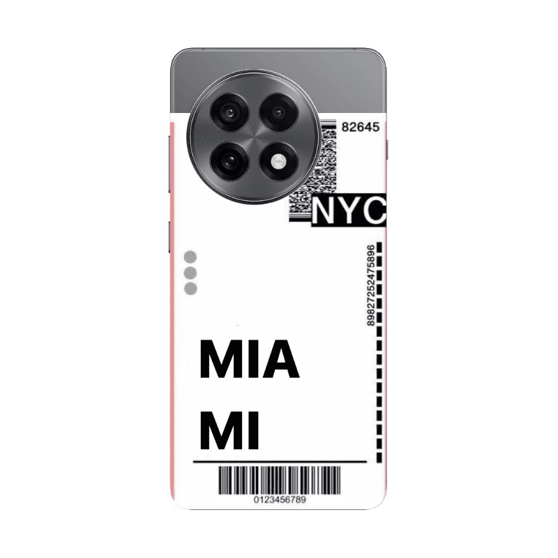 Oneplus 13 R Miami NYC Transparent Silicone TPU Θήκη
