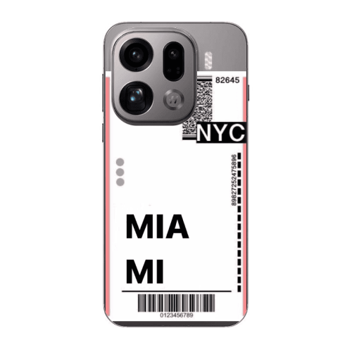 Oppo Find X9 Pro Miami NYC Transparent Silicone TPU Θήκη