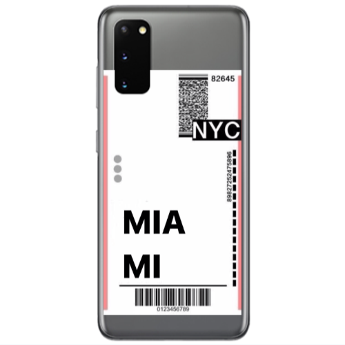 Samsung S20 Miami NYC Transparent Silicone TPU Θήκη