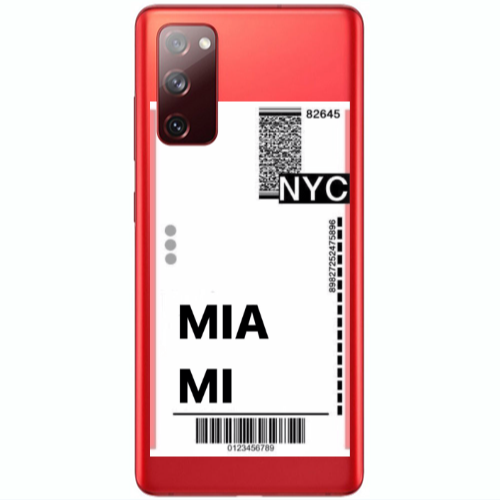 Samsung S20 FE Miami NYC Transparent Silicone TPU Θήκη