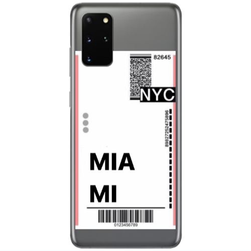Samsung S20 Plus Miami NYC Transparent Silicone TPU Θήκη