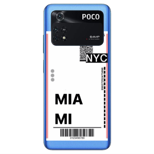 Xiaomi Poco M4 Pro 4G Miami NYC Transparent Silicone TPU Θήκη