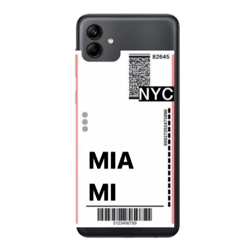 Samsung A04 Miami NYC Transparent Silicone TPU Θήκη