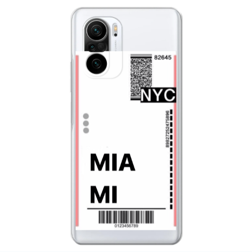 Xiaomi Poco F3 Miami NYC Transparent Silicone TPU Θήκη