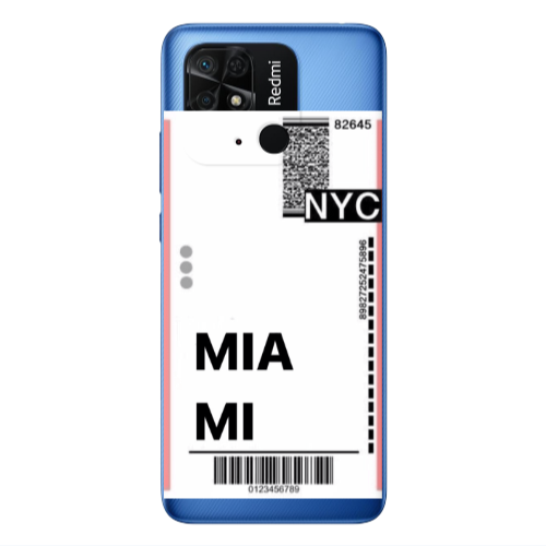 Xiaomi Poco C40 Miami NYC Transparent Silicone TPU Θήκη