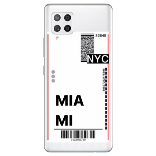 Samsung A42 5G Miami NYC Transparent Silicone TPU Θήκη