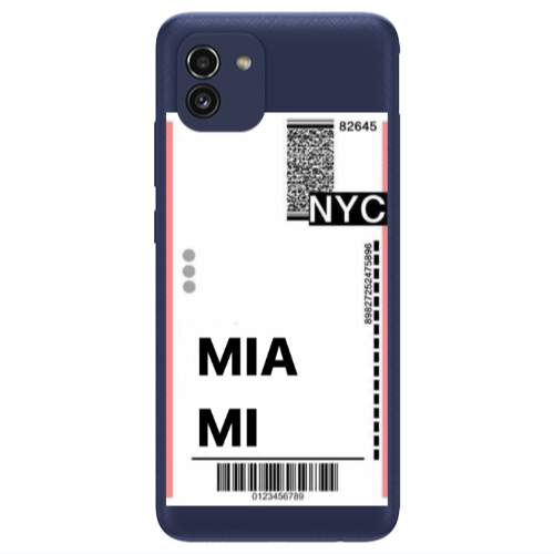 Samsung A03 Miami NYC Transparent Silicone TPU Θήκη