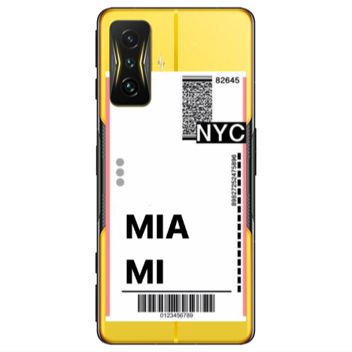 Xiaomi Poco F4 Gt Miami NYC Transparent Silicone TPU Θήκη