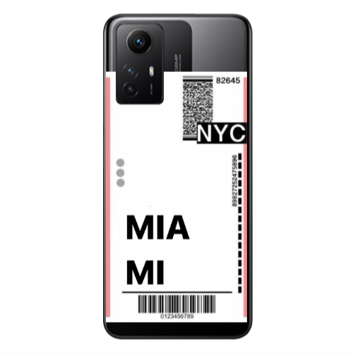 Xiaomi Redmi Note 12s Miami NYC Transparent Silicone TPU Θήκη