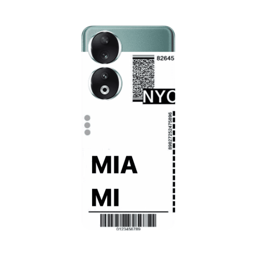 Honor 90 5G Miami NYC Transparent Silicone TPU Θήκη