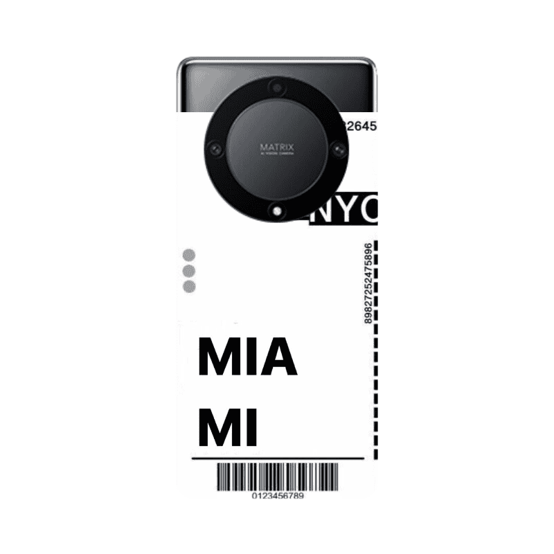 Honor Magic5 Lite 5G Miami NYC Transparent Silicone TPU Θήκη