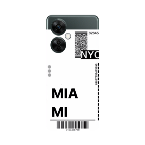 Oneplus Nord CE 3 Lite 5G Miami NYC Transparent Silicone TPU Θήκη