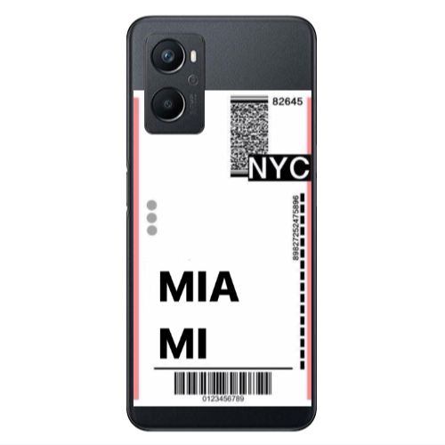 Oppo A 96 Miami NYC Transparent Silicone TPU Θήκη