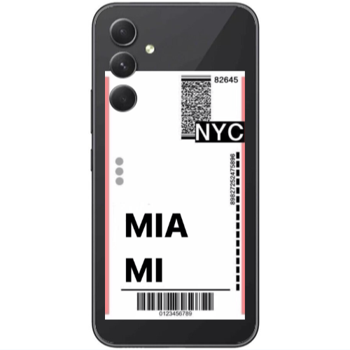 Samsung Galaxy A25 Miami NYC Transparent Silicone TPU Θήκη