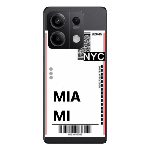Xiaomi Redmi Note 13 5G Miami NYC Transparent Silicone TPU Θήκη