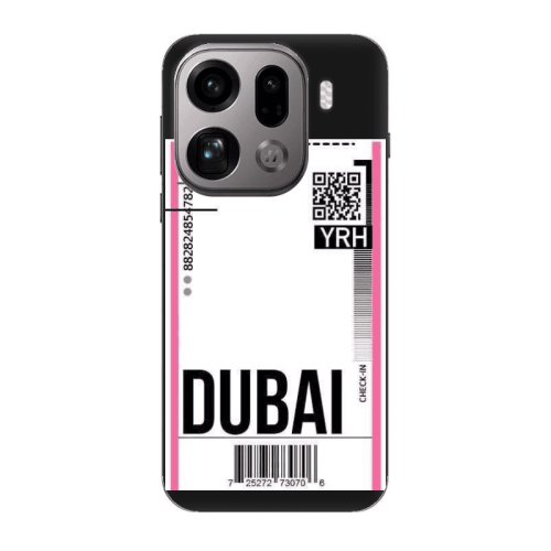 Oppo Find X9 Pro Dubai YRH Black Colored Silicone TPU Θήκη