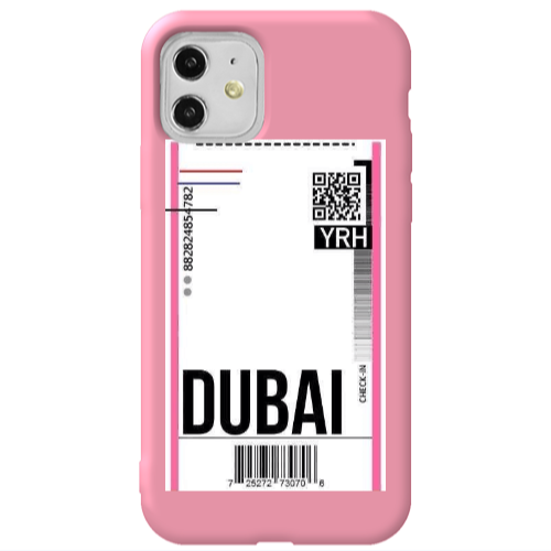 Apple iPhone 11  Dubai YRH Pink Colored Silicone TPU Θήκη