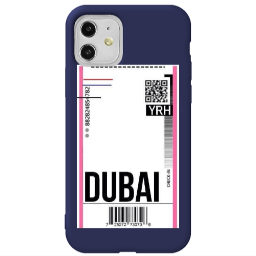 Apple iPhone 11  Dubai YRH Dark blue Colored Silicone TPU Θήκη