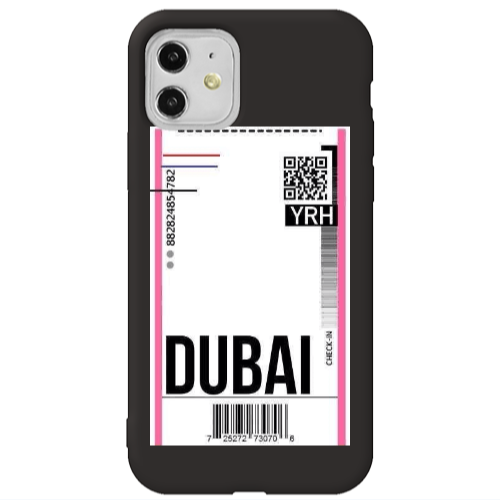 Apple iPhone 11  Dubai YRH Black Colored Silicone TPU Θήκη