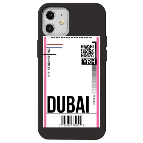 Apple iPhone 12 Dubai YRH Black Colored Silicone TPU Θήκη