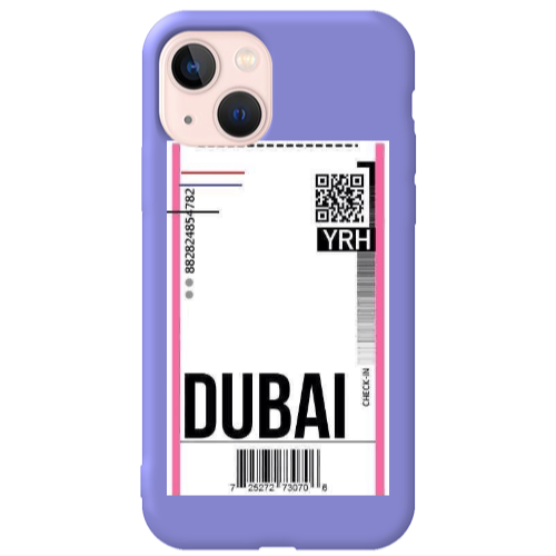 Apple iPhone 13 Dubai YRH Purple Colored Silicone TPU Θήκη