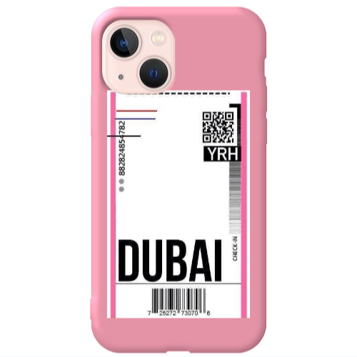 Apple iPhone 13 Dubai YRH Pink Colored Silicone TPU Θήκη