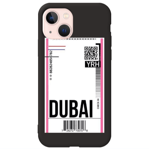 Apple iPhone 13 Dubai YRH Black Colored Silicone TPU Θήκη